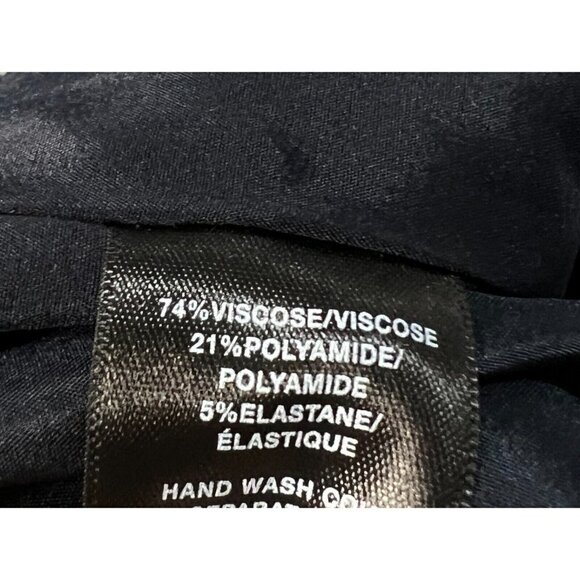 Lafayette 148 Sz 12 Blue Striped Moto Blazer Jacket l Full Zip Up Womens - Picture 10 of 12